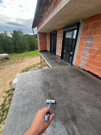 Vzorec tiskanega betona